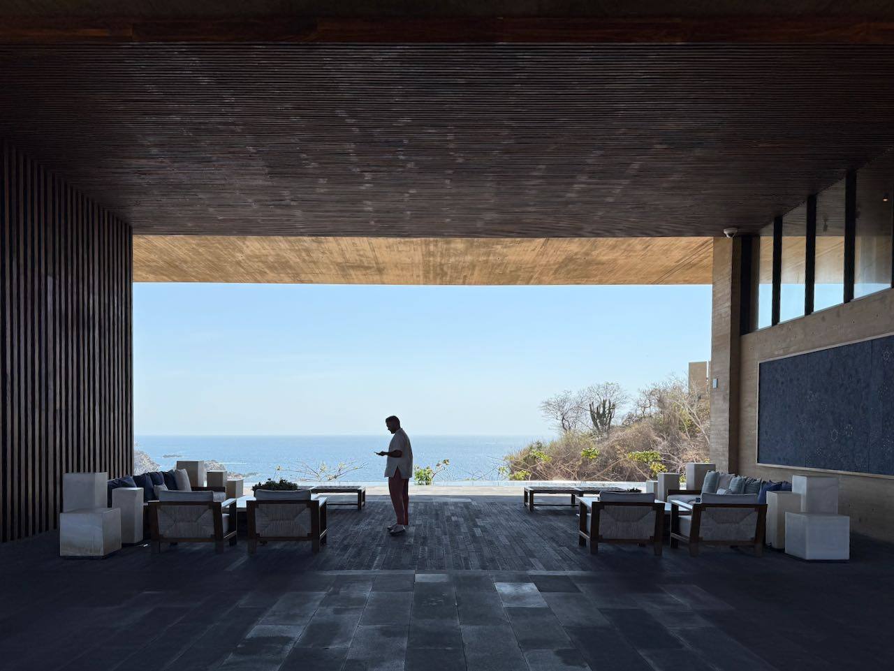The open-air lobby, one last time